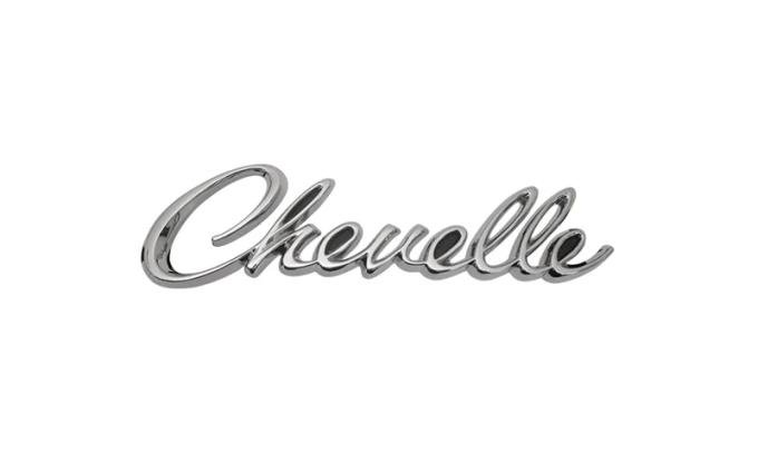AMD Rear Body Emblem, "Chevelle" Script, 68 Chevelle T-4502