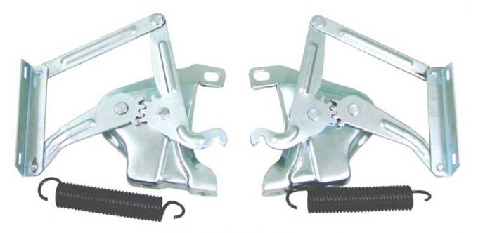 Redline Restomotive® Chevy P/U 58-59 2nd Series Hood Hinge - LH, w/Spring LG-TP-449/LH