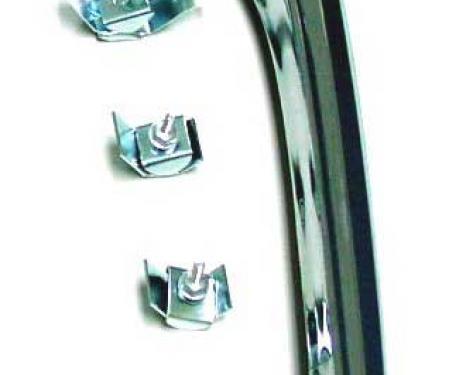 AMD Outer Side Grille Molding (On Fender), RH, 69-72 GMC C/K Truck 155-4969-R