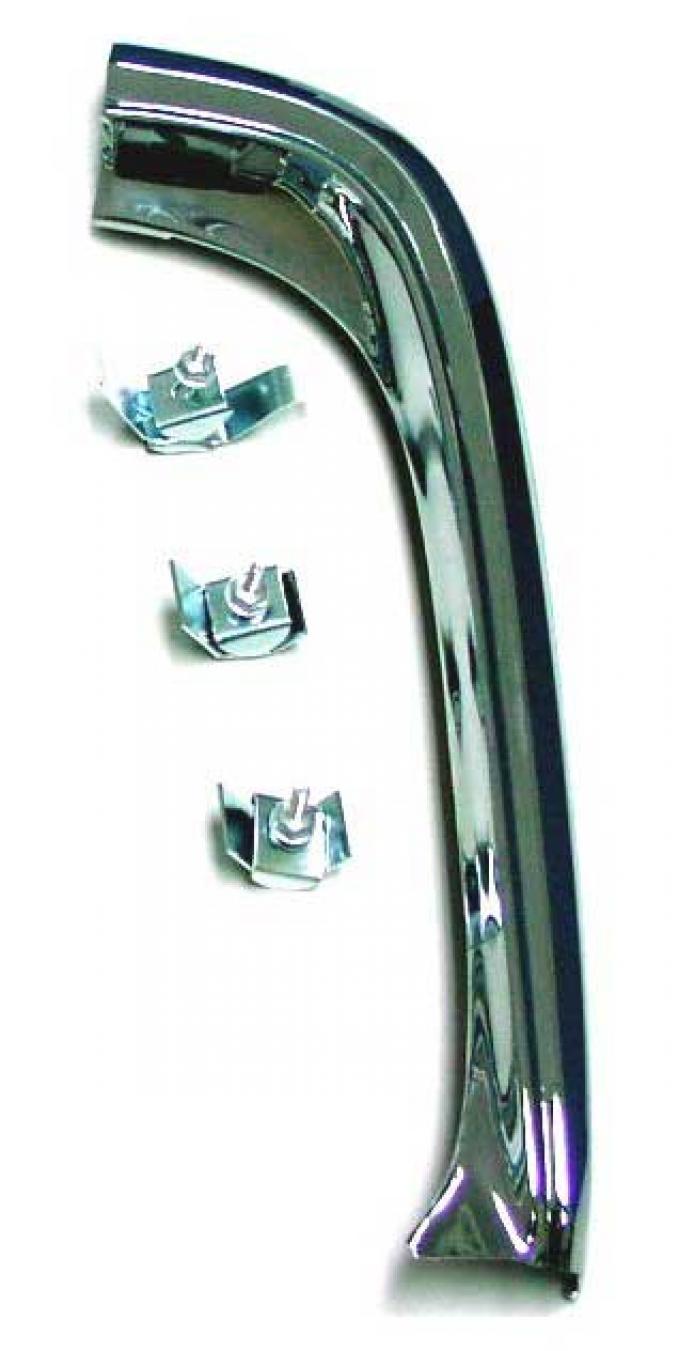AMD Outer Side Grille Molding (On Fender), RH, 69-72 GMC C/K Truck 155-4969-R