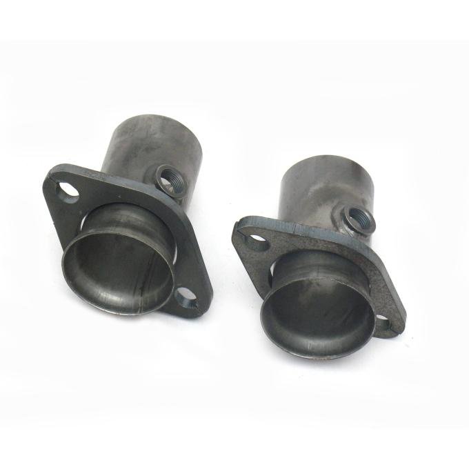 JBA Performance Exhaust 2.5" 409 Series Stainless Steel 2 Bolt Flange Starter Tube with O2 Provision 1650-1ST