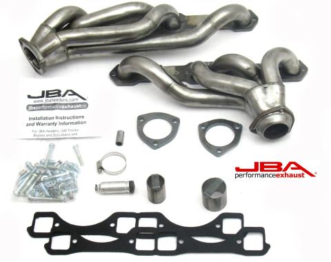 JBA Performance Exhaust 65-91 GM Truck Cat4Ward&reg; 5.0/5.7L, 265-400 Raw 409 1830S-6