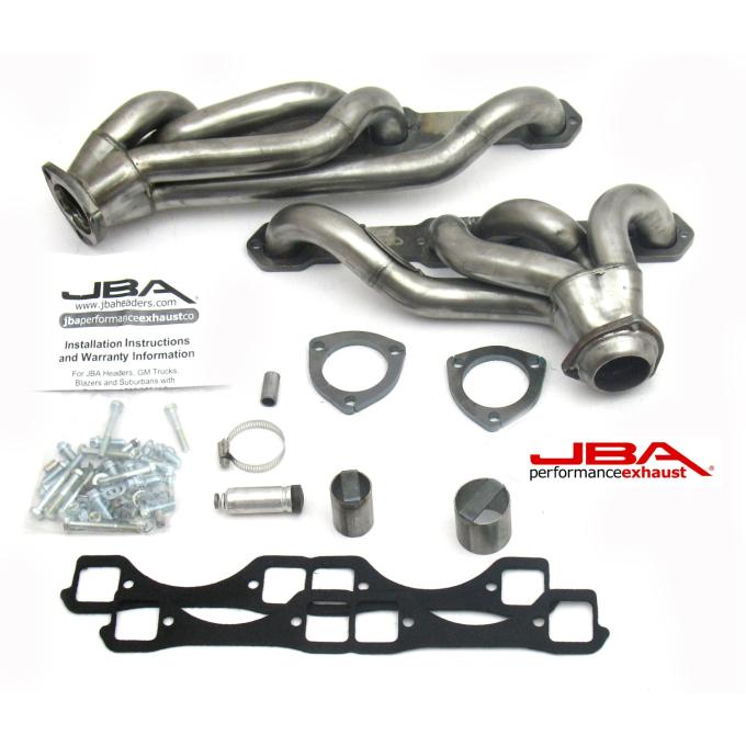 JBA Performance Exhaust 65-91 GM Truck Cat4Ward&reg; 5.0/5.7L, 265-400 Raw 409 1830S-6