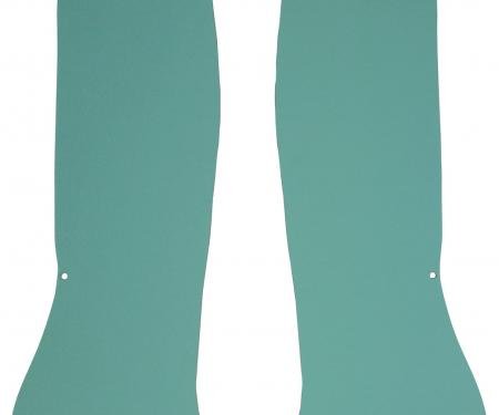 El Camino Interior Rear Side Panels, Light Aqua, 1964-1967