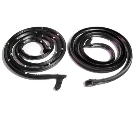 Metro Moulded Parts 1963-1964 Oldsmobile / Buick / Cadillac / Pontiac / Chevrolet Door Seals, with Clips and Molded Ends LM 20-A