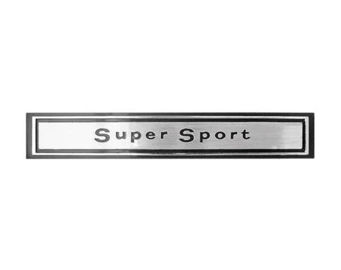 AMD Dash Emblem, "Super Sport", 67 Chevelle T-4445