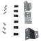 AMD Console Mounting Brackets, 4-Speed, 3 Piece Set, 66-67 Chevelle El Camino P-KM02014