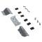 AMD Console Mounting Brackets, 4-Speed, 3 Piece Set, 66-67 Chevelle El Camino P-KM02014