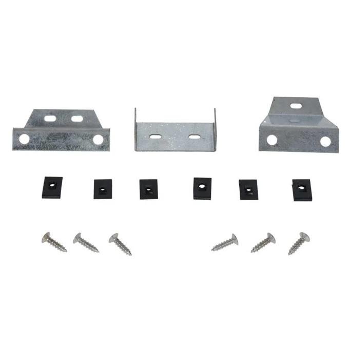 AMD Console Mounting Brackets, 4-Speed, 3 Piece Set, 66-67 Chevelle El Camino P-KM02014