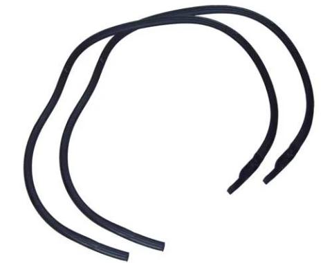 AMD Roof Rail Weatherstrips, LH/RH Pair, 68 GM A-Body (Coupe) J-5012