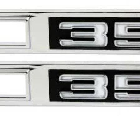 AMD Side Marker Bezels, Front, "350", LH/RH Pair, 69 Chevelle T-4607