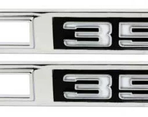 AMD Side Marker Bezels, Front, "350", LH/RH Pair, 69 Chevelle T-4607