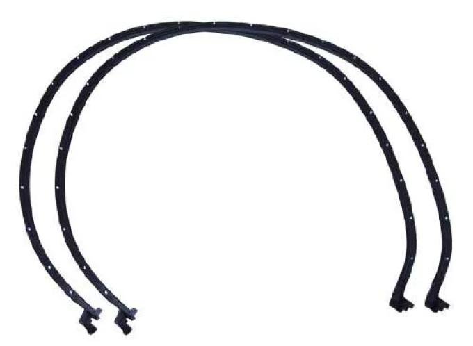 AMD Door Weatherstrips, LH/RH Pair, 64-65 GM A-Body 2DR Hardtop & Convertible J-5004