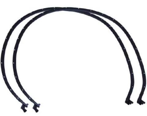 AMD Door Weatherstrips, LH/RH Pair, 64-65 GM A-Body 2DR Hardtop & Convertible J-5004