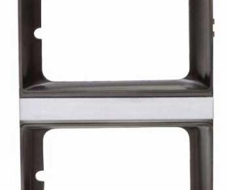 AMD Headlight Bezel, RH, Dark Gray / Gray, 83-84 GMC Truck Jimmy Suburban w/ Dual Headlights X145-4083-3R