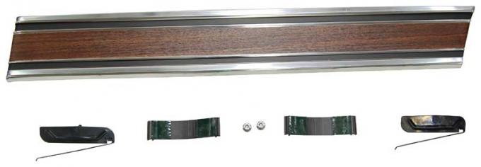 AMD Front Lower Bed Molding, Woodgrain, LH, 69-72 Chevy GMC Truck Short Bed Fleetside X731-4069-26WL