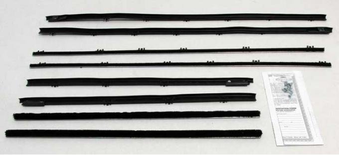 Montco Inc / Repops Window Felts, Inner & Outer (8pcs), 65 Chevelle Coupe R-CH133A