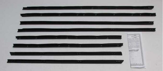 Montco Inc / Repops Window Felts, Inner & Outer (8pcs), 64 Skylark 2DR Coupe R-BU113A