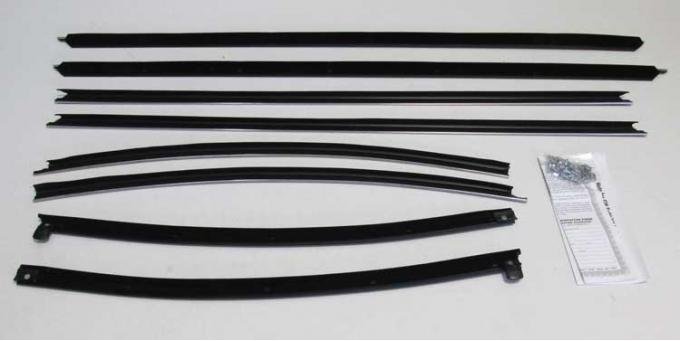 Montco Inc / Repops Window Felts, Inner & Outer (8pcs), 69 Skylark 2DR Coupe w/o Special Moldings R-BU124A