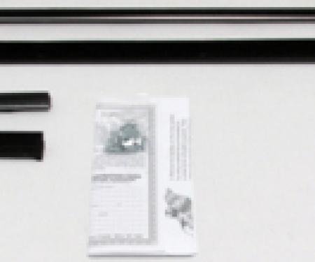 Montco Inc / Repops Window Felts, Outer (4pcs), 70-72 Monte Carlo w/o Special Belt Moldings R-MT108A