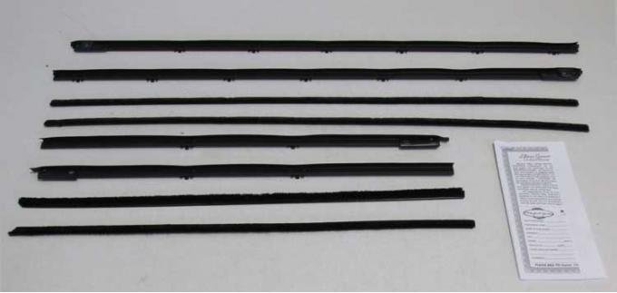 Montco Inc / Repops Window Felts, Inner & Outer (8pcs), 65 Skylark 2DR Coupe w/o Special Moldings R-BU149A