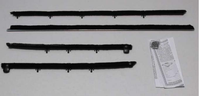 Montco Inc / Repops Window Felts, Outer (4pcs), 68 GTO Convertible R-GT144A
