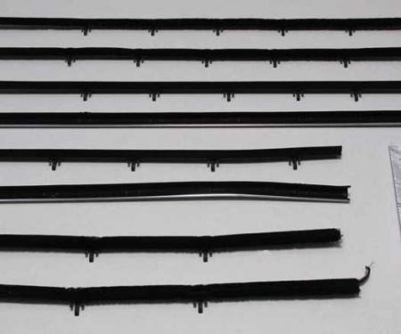 Montco Inc / Repops Window Felts, Inner & Outer (8pcs), 66-67 Chevelle Coupe R-CH185A