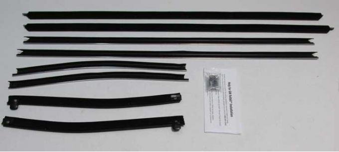 Montco Inc / Repops Window Felts, Inner & Outer (8pcs), 69 Skylark Convertible w/o Special Moldings R-BU112A