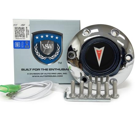 Auto Pro USA VSW 6-Bolt Steering Wheel Horn Button STE1011CHR