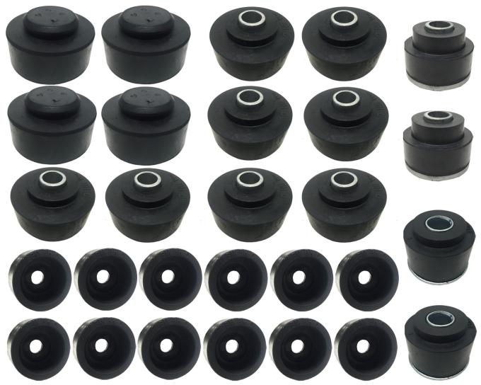 Auto Pro USA Body Mount Bushing Set, Includes All Mounting Bushings, OE Number 3920605/3906748/3930746 BM1023