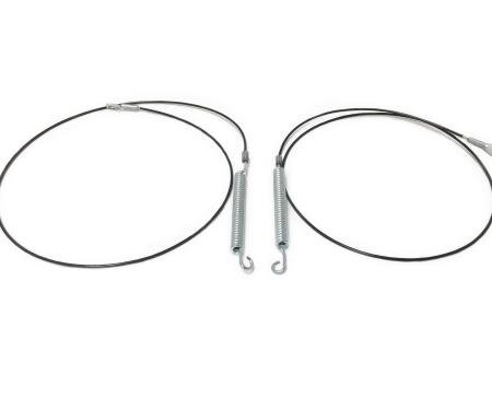Auto Pro USA 1968-1972 Chevrolet Chevelle Convertible Top Cable, 34 in., Pair CCT1011
