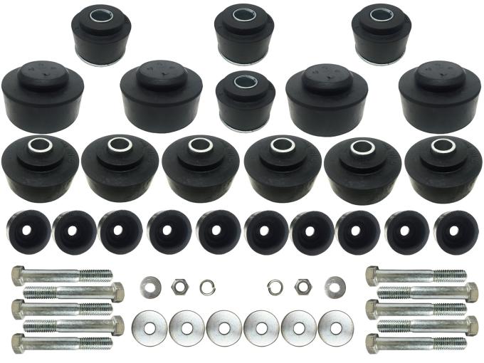Auto Pro USA Body Mount Bushing And Hardware Set, Includes All Mounting Bushings, 22 Piece Hardware Set BM1022KIT