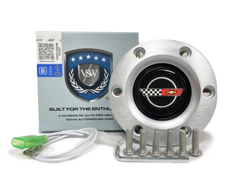 Auto Pro USA VSW 6-Bolt Steering Wheel Horn Button STE1042BRU