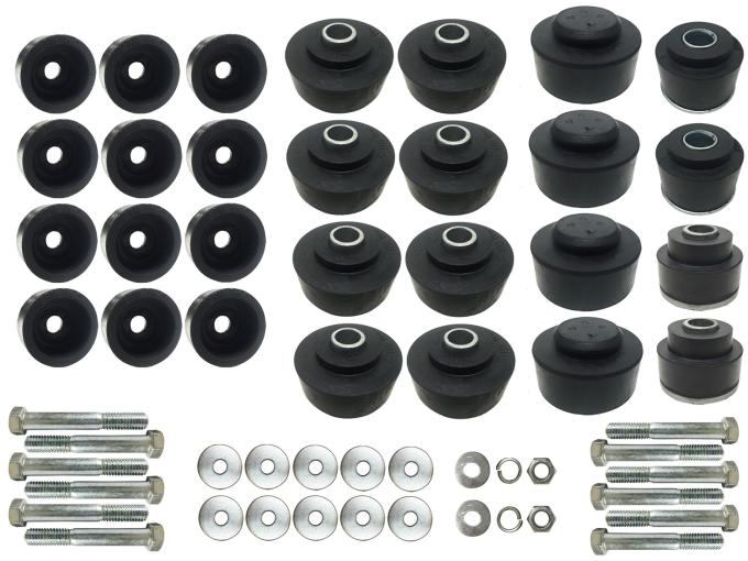 Auto Pro USA Body Mount Bushing And Hardware Set, Includes All Mounting Bushings, 28 Piece Hardware Set BM1023KIT