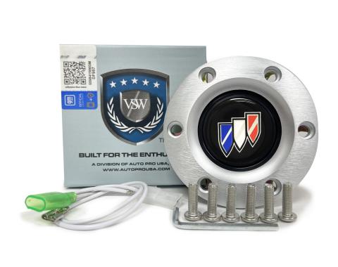 Auto Pro USA VSW 6-Bolt Steering Wheel Horn Button STE1010BRU