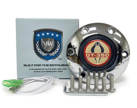 Auto Pro USA VSW 6-Bolt Steering Wheel Horn Button STE1003CHR