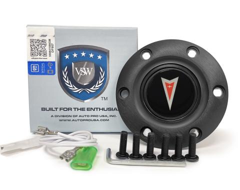 Auto Pro USA VSW 6-Bolt Steering Wheel Horn Button STE1011BLK