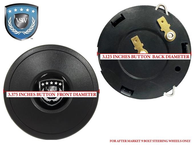 Auto Pro USA VSW 9-Bolt Horn Button STBUTTON1