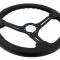 Auto Pro USA VSW S6 Sport Leather Steering Wheel ST3586BLK-BLK