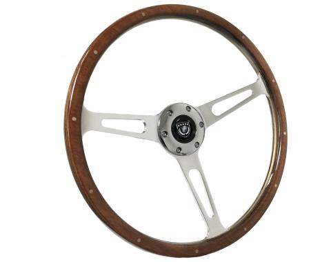 Auto Pro USA VSW 6-Bolt Classic Wood Steering Wheel ST3553