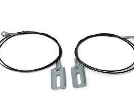 Auto Pro USA 1964-1965 Chevrolet Chevelle Convertible Top Cable, 36 5/8 in., Pair CCT1009