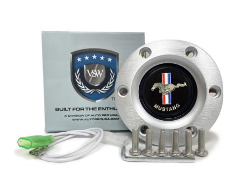 Auto Pro USA VSW 6-Bolt Steering Wheel Horn Button STE1002BRU