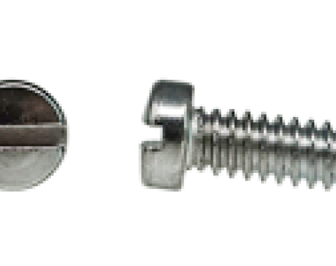 AMK 1964 Chevrolet Chevelle 2 piece Sun Visor Clamps Chrome Slot Fillister Screws G-5378