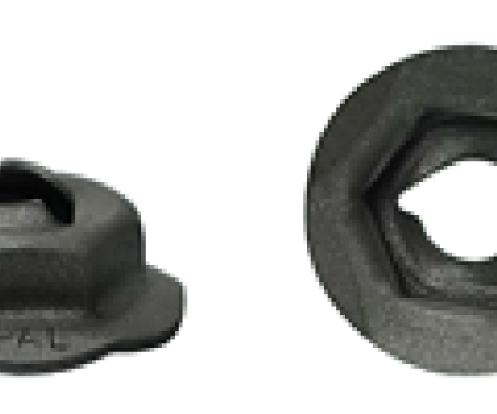 AMK 1972 Chevrolet Camaro 2 piece Nameplate, Grille #10 X .56 Deep Stamped Nuts G-4130