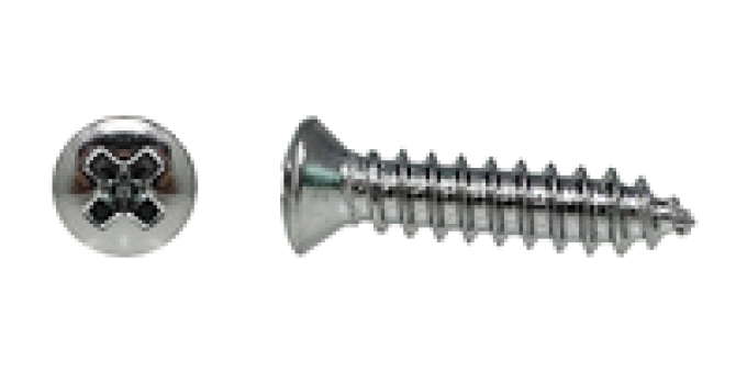 AMK 1966 Pontiac GTO 16 piece Headlamp Bezels SS/Chrome Panhead Oval Ab Screws, Nylon Nuts G-7308