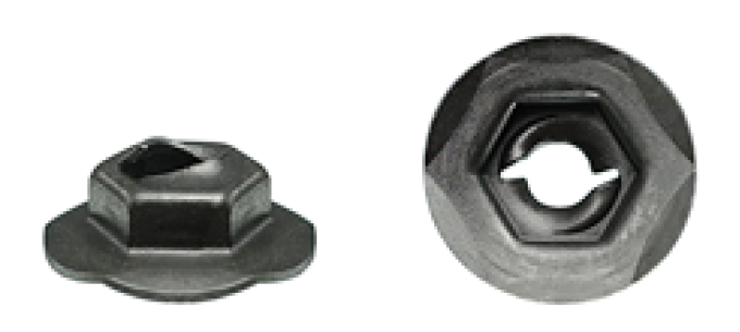 AMK 1968 Chevrolet Chevelle 5 piece Instr Panel Moulding Above Glove Box Stamped Nuts G-5703