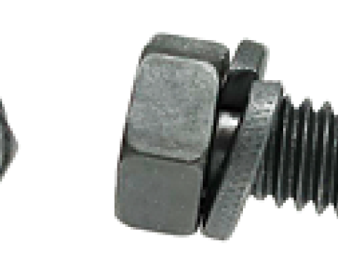 AMK 1967 Chevrolet Camaro 13 piece Trans Oil Pan W Cnsl - Th350 73-81, Th400 .76 Deep Flange Head Screws, Hex Split Sems G-6311