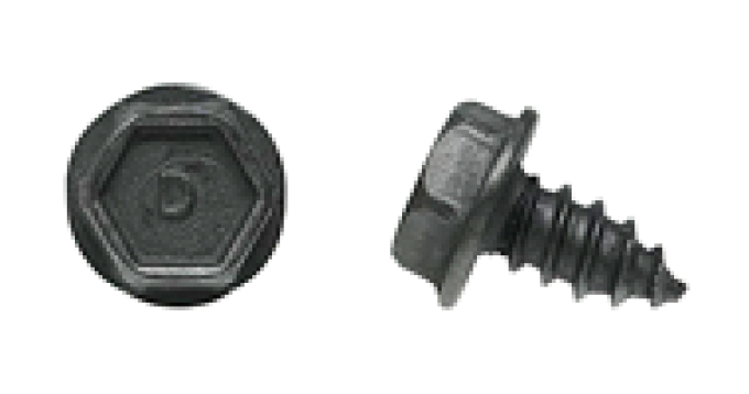 AMK 1964 Chevrolet Chevelle 2 piece Wiring "Gutter" > Firewall Hex Washer Ab Screws G-5499