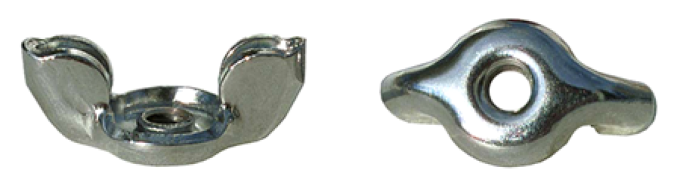 AMK 1964 Pontiac GTO 2 piece Air Cleaner - 64t 4v & 68ht Ram Air 5.0" Long Stud, Chrome Wing Nut G-7665