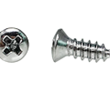 AMK 1968 Chevrolet Camaro 8 piece Seat Belt Shoulder Harness Retainers Chrome Panhead Oval Ab Screws G-5407